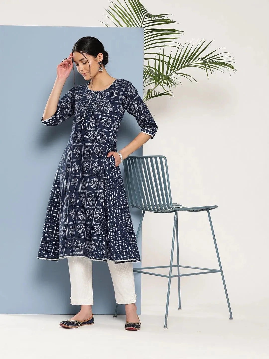 Cotton a outlet line kurtis