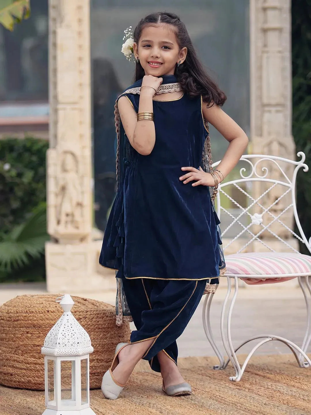 Kids hot sale velvet suit