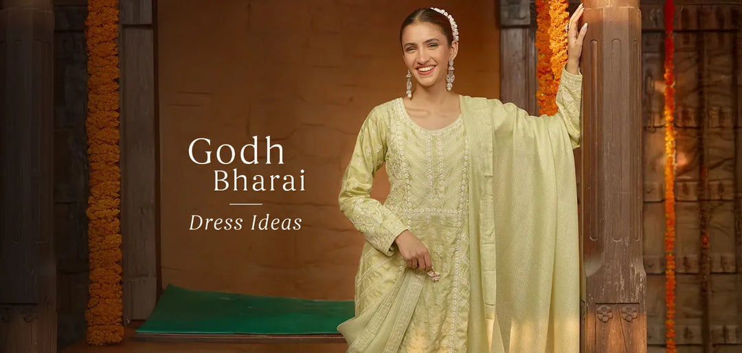 Comfortable Godh Bharai Dress Ideas for Every Mom-to-Be!