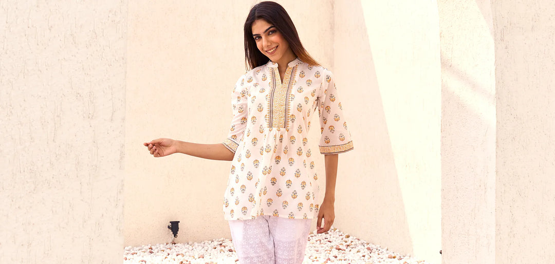 Must-have A Line Kurti Designs that Are In Style - Libas