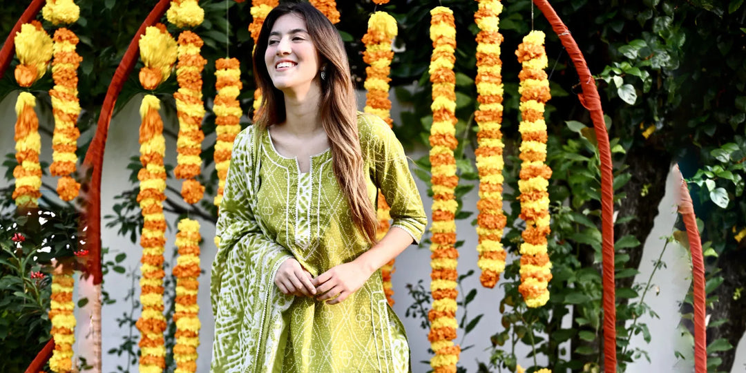 Latest and Beautiful Bandhani Suit Patterns to Try This Year - Libas