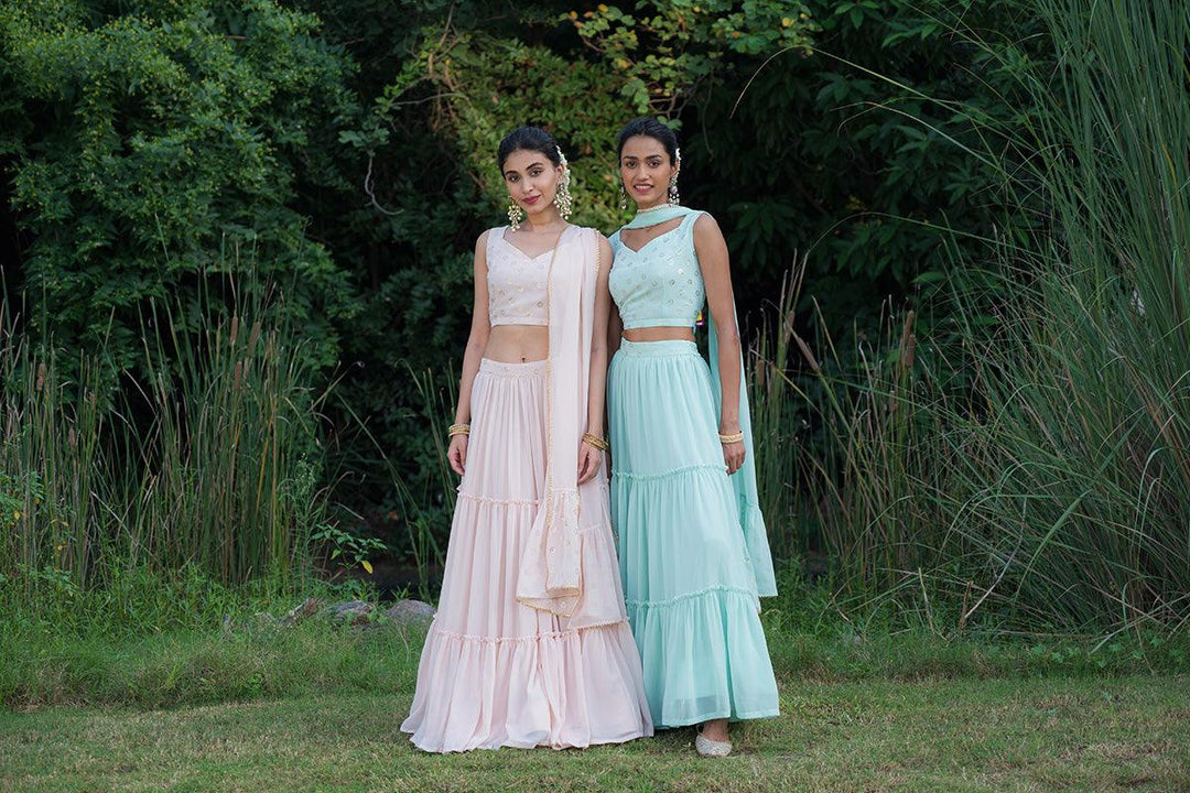 Contemporary Lehengas for Bridesmaids - Libas