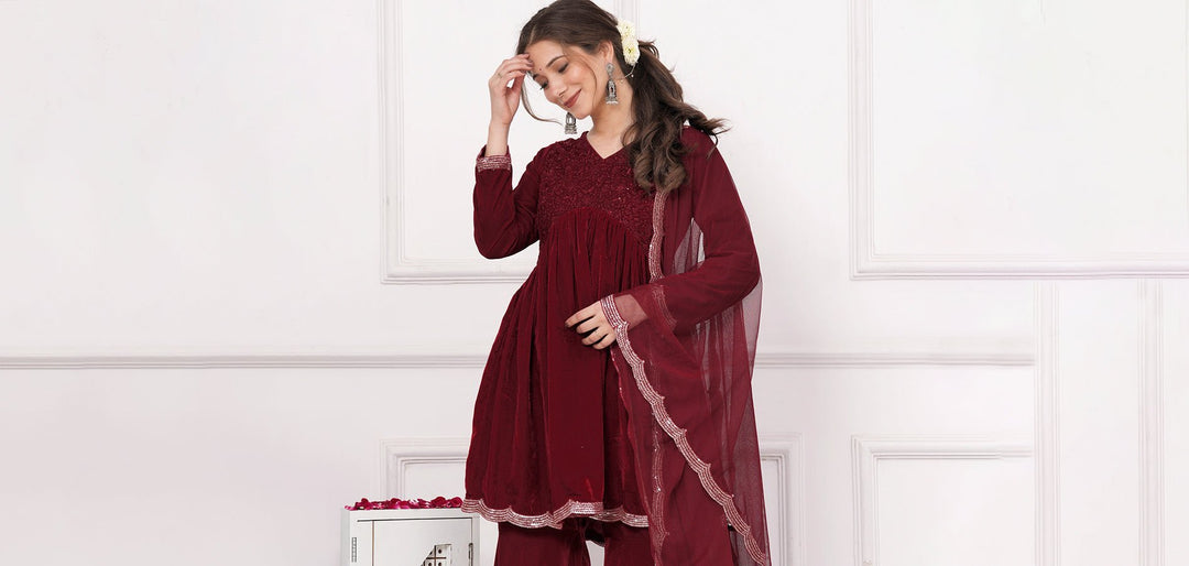 Enjoy The Winter Wedding Season With Opulent Velvet Suit Design Ideas - Libas