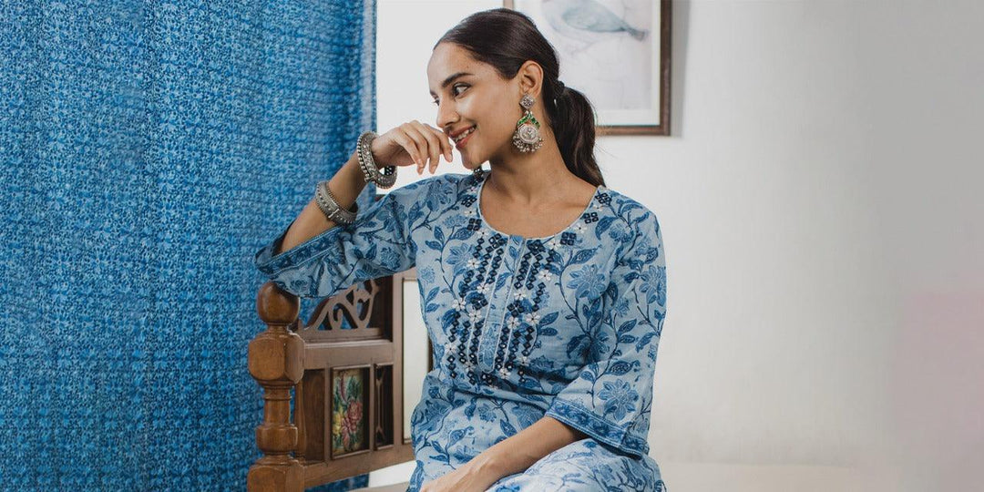 Floral Kurti Designs You Need in your Wardrobe - Libas