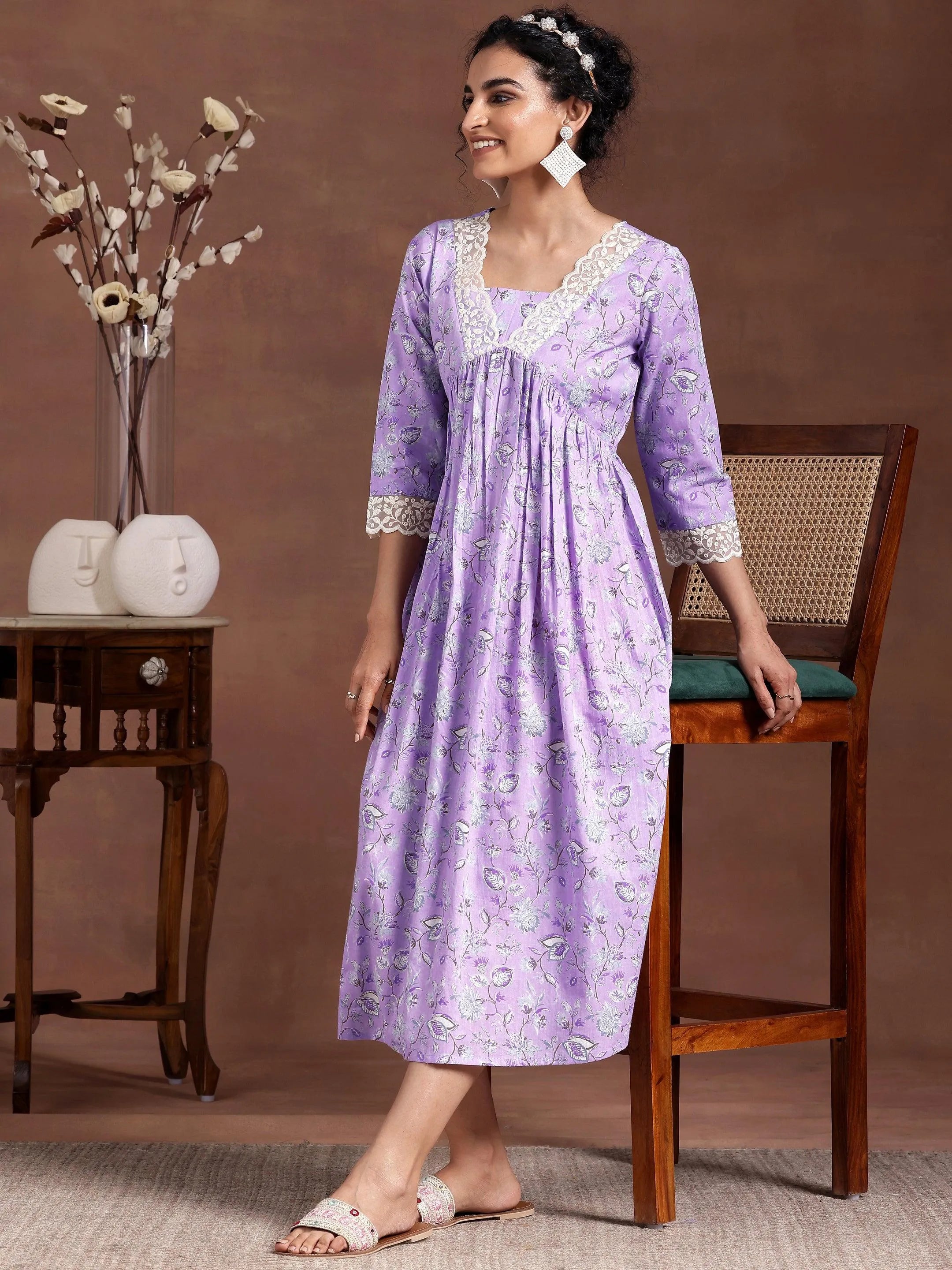 Lavender Dresses Buy Lavender Dresses for Women Online Libas