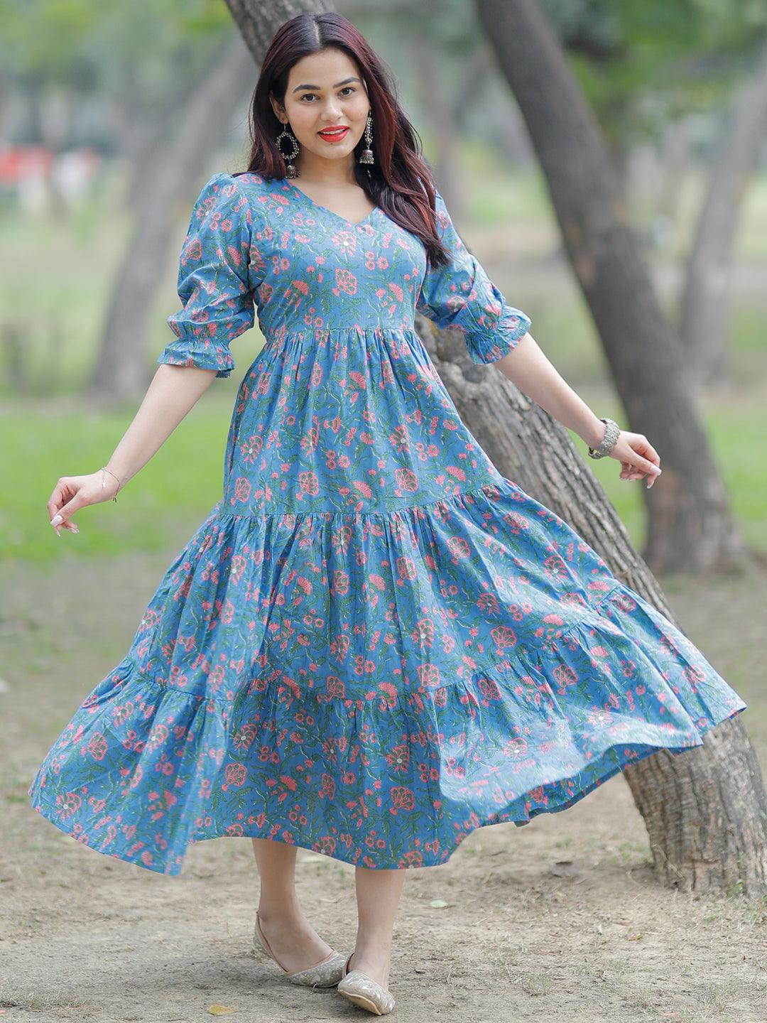 Long cotton dresses best sale