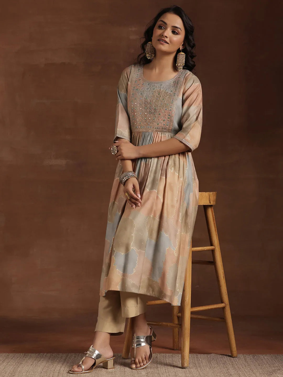 Beige Kurtas Shop Beige Kurtis Online at Best Price Libas