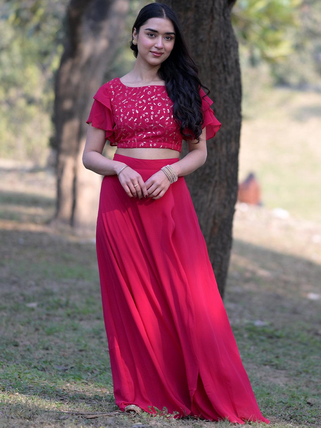 Buy Wedding Crop Top Dresses for Women Online in India on Libas