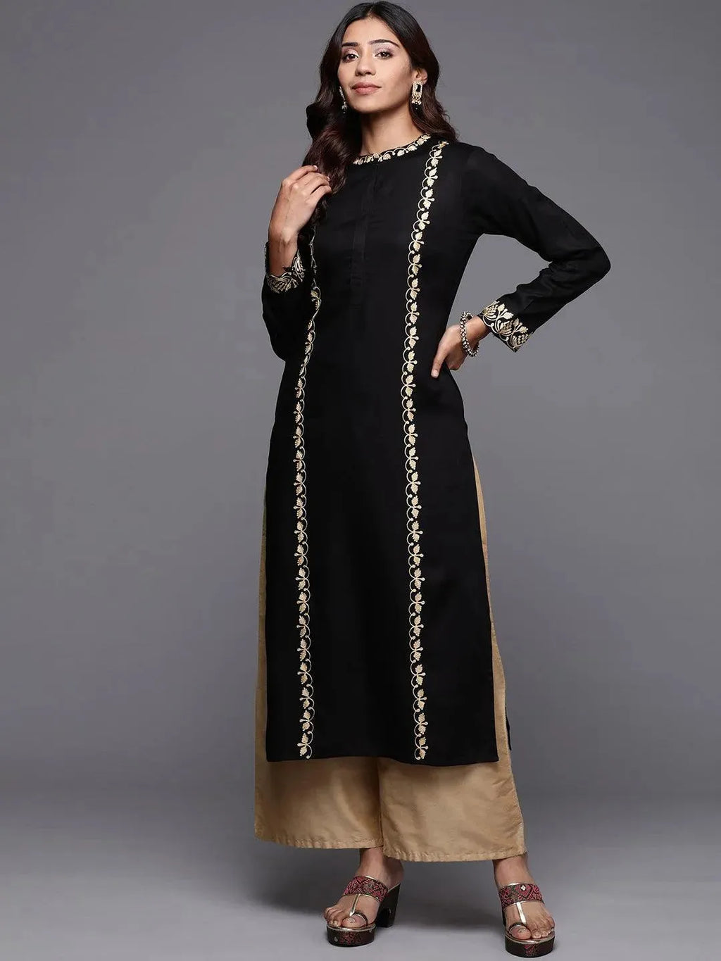 Libas best sale black kurti