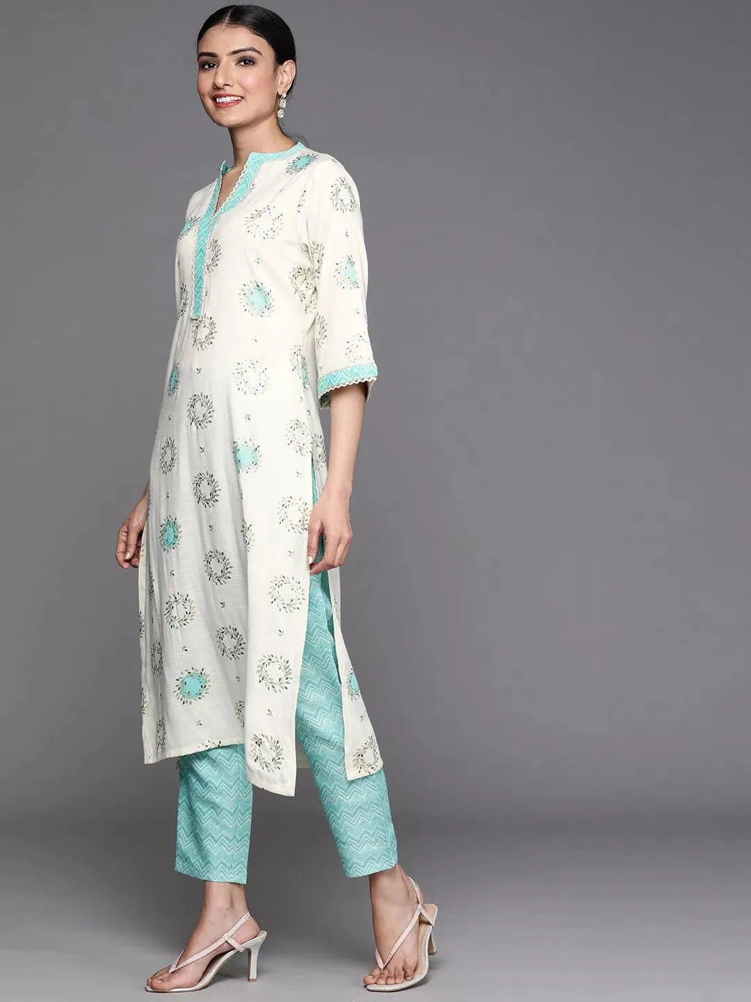 

Buy Cream Printed Rayon Kurta - 23133O-XS | Libas Ethnic Wear Online