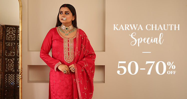 Karva Chauth Sale 2024 Up to 70 on Women s Dresses Libas