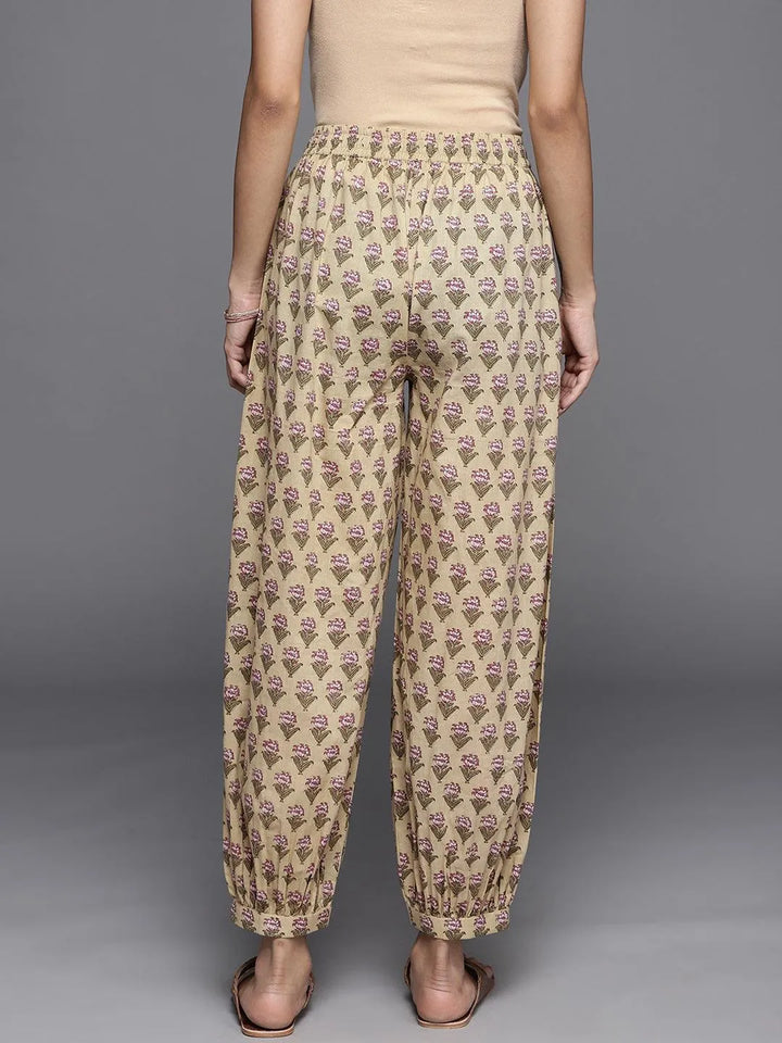 Multi Printed Cotton Salwar Pants - Libas