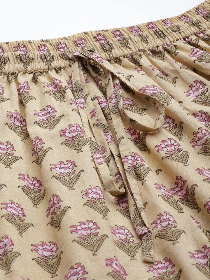 Multi Printed Cotton Salwar Pants - Libas