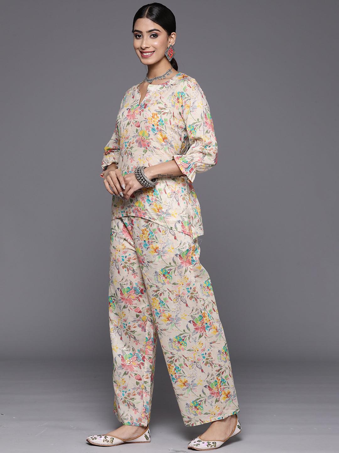 Multi Printed Cotton Co-Ords - Libas 