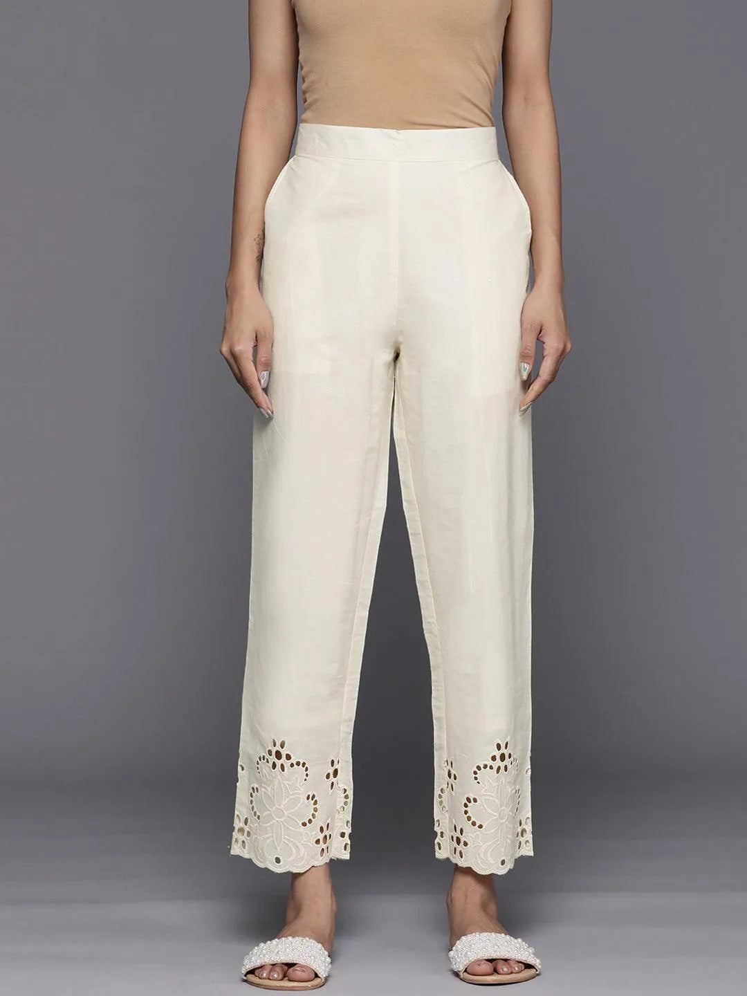 Buy white trousers hotsell