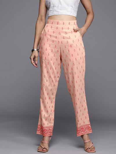 Pants for Women Cigarette Trousers High Waist Silk Pants Soft Breathable  Slim Skinny Pants (Hot Pink, XXl) 