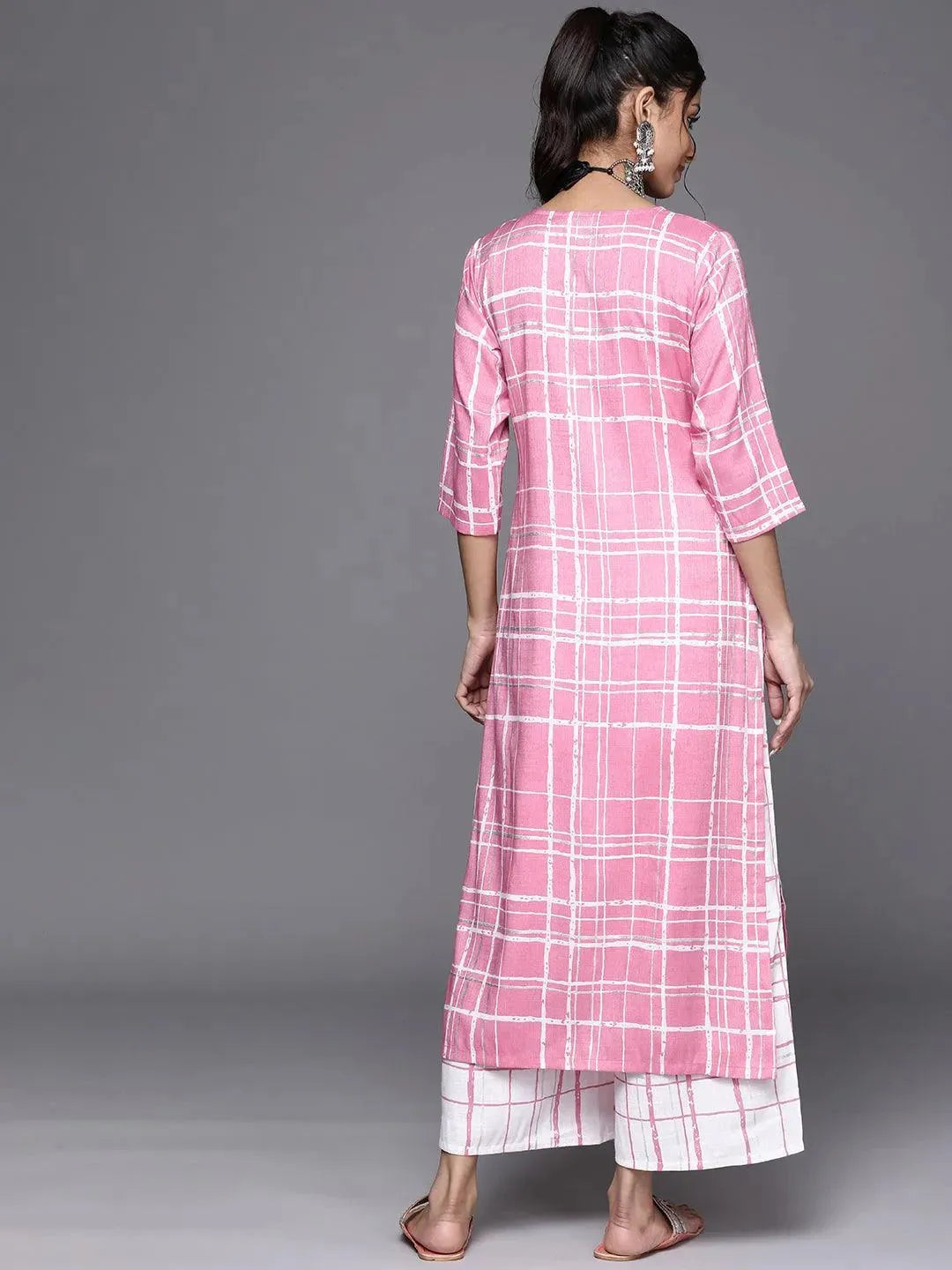 

Buy Pink Printed Rayon Kurta - 23297O-XXL | Libas Ethnic Wear Online