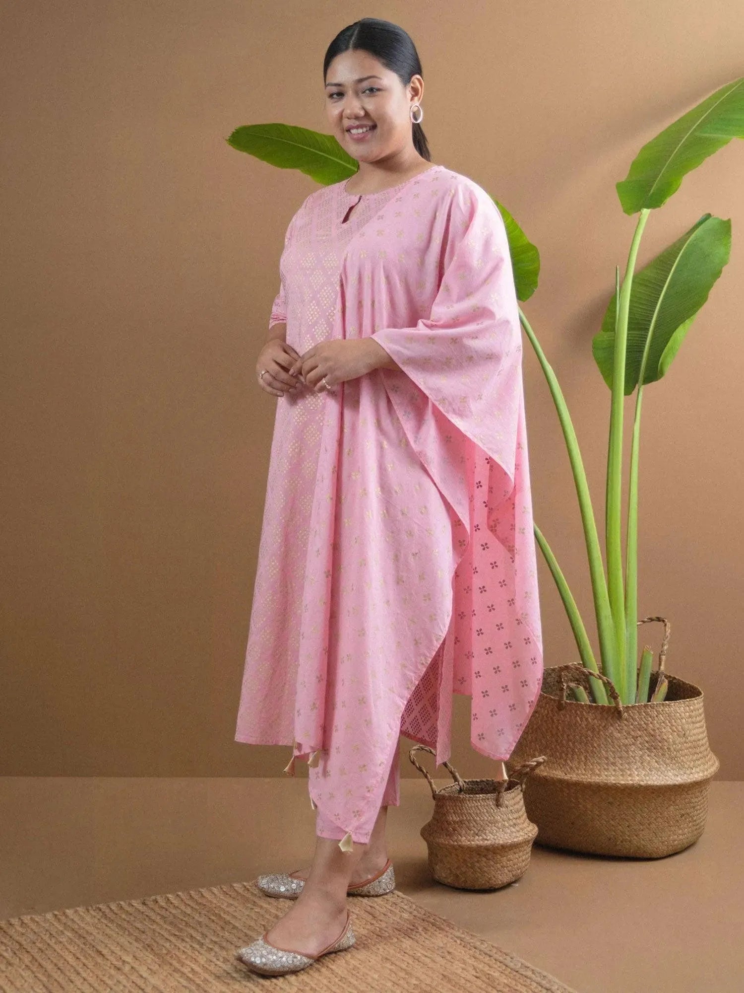 

Buy Plus Size Pink Printed Cotton Suit Set - 15006-3XL | Libas Ethnic Wear Online