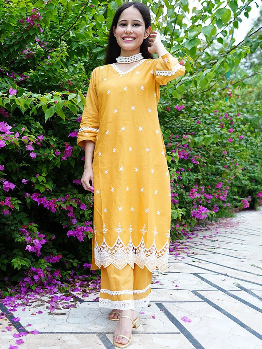 Mustard Yellow Color Cotton Kurti Set, cotton kurtis, summer cotton kurtis,  designer cotton kurtis, new …